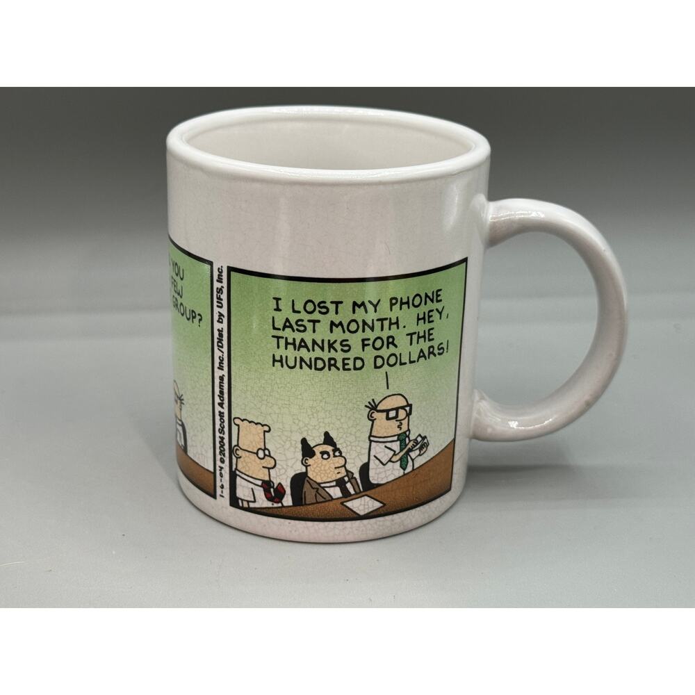Dilbert Comic Strip Mug 2008 Sherwood